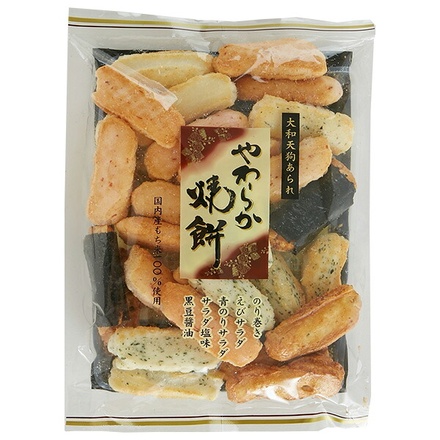 石井製菓 やわらか焼餅 95g×10袋入 メーカー 問屋直送|お菓子 米菓 大和天狗あられ 国内産もち米 おやつ お茶請け あられ