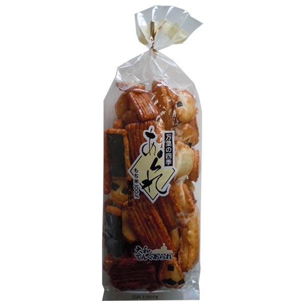 石井製菓 万葉の四季 あられ 120g×10袋入 メーカー 問屋直送|お菓子 おかし おやつ あられ