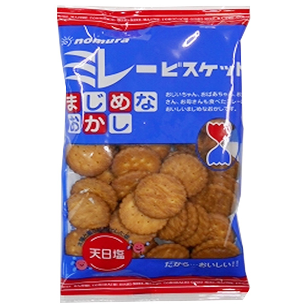 野村煎豆加工店 まじめミレービスケット 120g×20袋入 メーカー 問屋直送|お菓子 ビスケット クッキー おかし