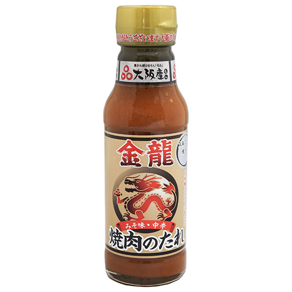 キンリューフーズ 焼肉のたれ 金龍 みそ味・中辛 210g瓶×12本入|焼肉のたれ タレ 調味料 中辛