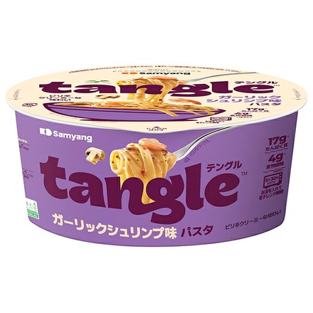 三養ジャパン テングル ガーリックシュリンプ味 パスタカップ 100g×16個入|インスタント麺 パスタ 即席 韓国 海老 エビ