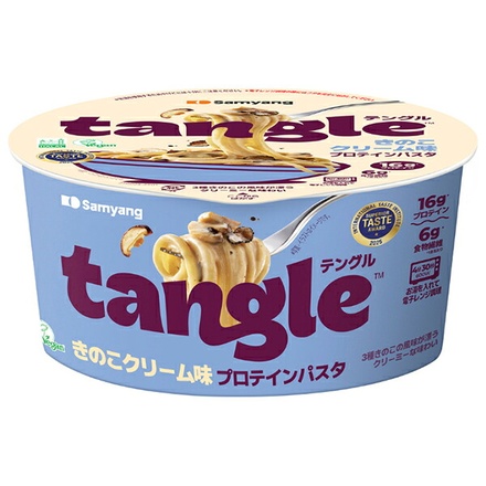 三養ジャパン テングル きのこクリーム味 パスタカップ 105g×16個入|インスタント麺 パスタ 即席 韓国 きのこ クリーム