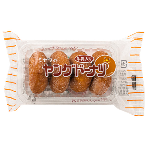 宮田製菓 ヤングドーナツ 4個×20袋入|お菓子 ドーナツ おやつ おかし