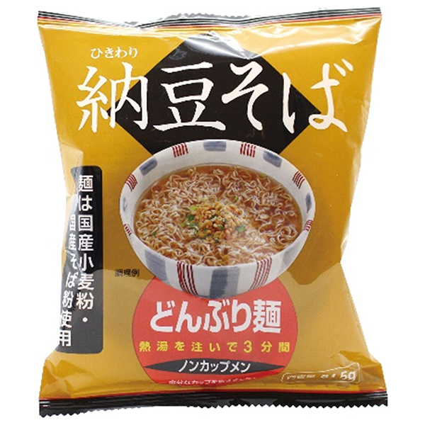 トーエー どんぶり麺・納豆そば 81.5g×24袋入|めん 麺 そば