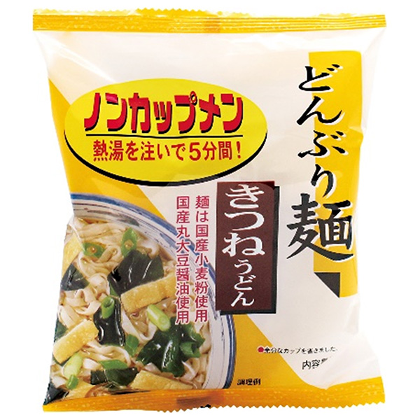 トーエー どんぶり麺・きつねうどん 77.3g×24袋入|めん 麺 うどん