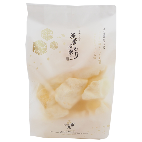 かなえや 淡雪ふわり こがししょっつる味 65g×14袋入|お菓子 おかし 菓子 せんべい