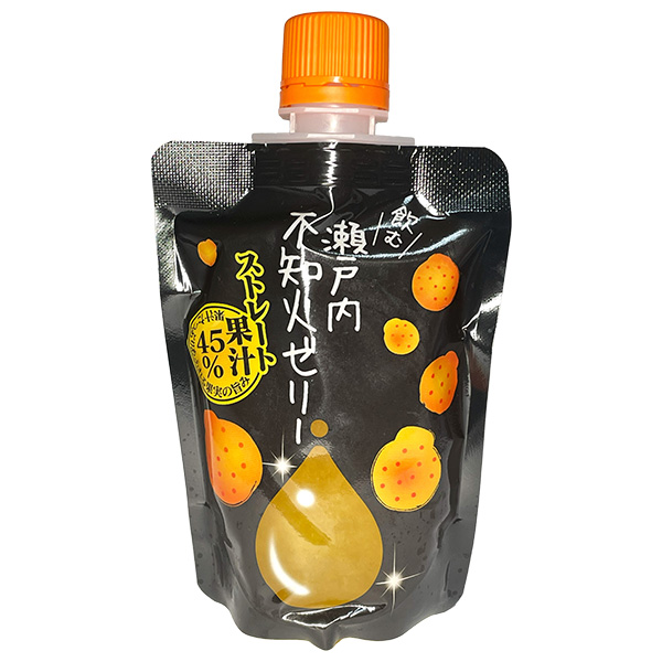 丸松 飲む瀬戸内不知火ゼリー 140g×24個入|ゼリー おやつ ゼリー飲料 かんきつ 柑橘 ストレート果汁