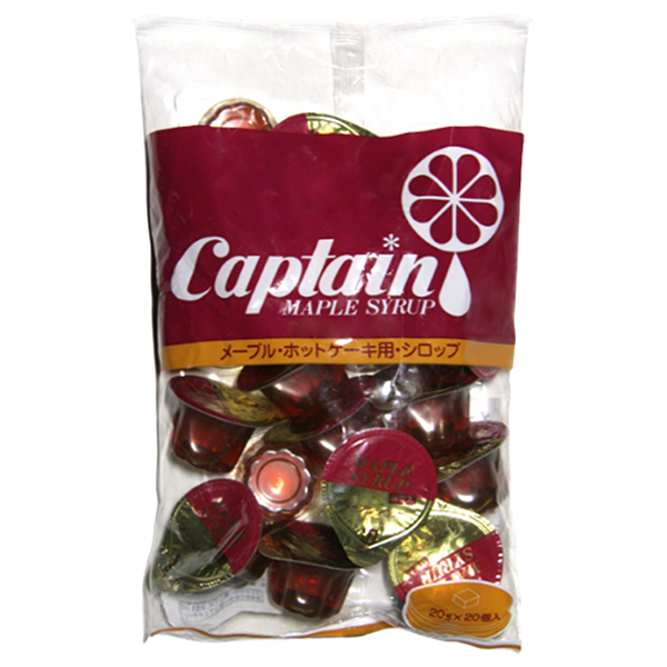 中村商店 キャプテン メープル ポーション 20g×20個×15袋入|一般食品 シロップ メープルシロップ ポーション