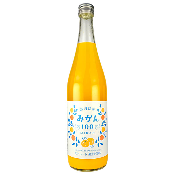 木村飲料 みかん100(ストレート) 720ml瓶×6本入|瓶 果実 ミカン果汁