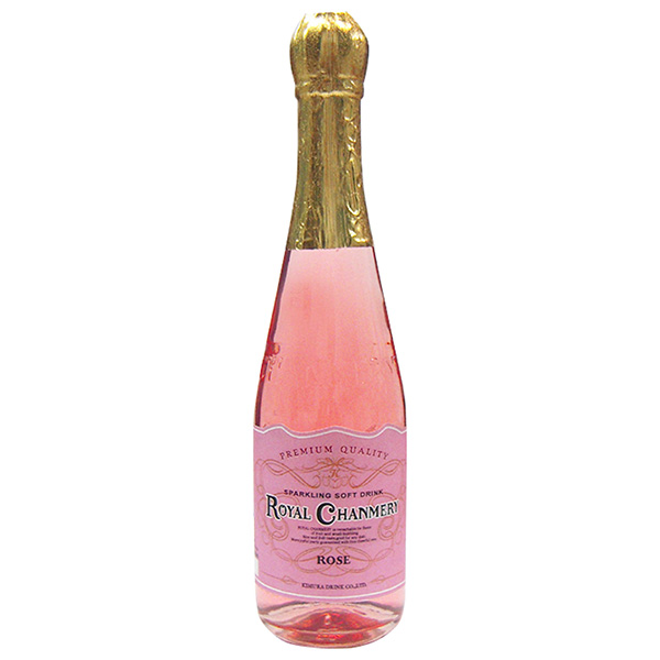 木村飲料 ローヤルシャンメリー プレミアム ロゼ 360ml瓶×12本入|炭酸飲料 シャンメリー