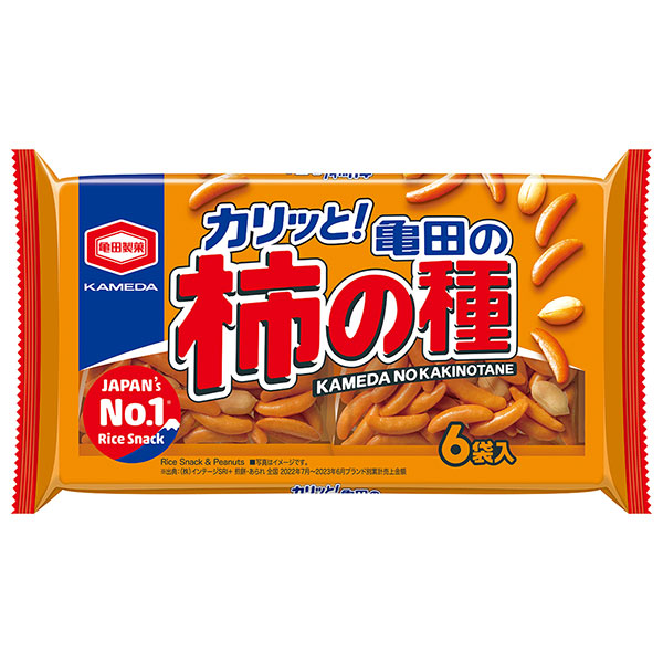 亀田製菓 亀田の柿の種 6袋詰 180g袋×12袋入|おかき お菓子 ピーナッツ おやつ 袋 おつまみ