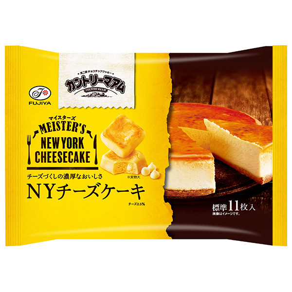 不二家 カントリーマアム マイスターズ NYチーズケーキ 107g×18袋入|お菓子 クッキー 袋 チーズケーキ