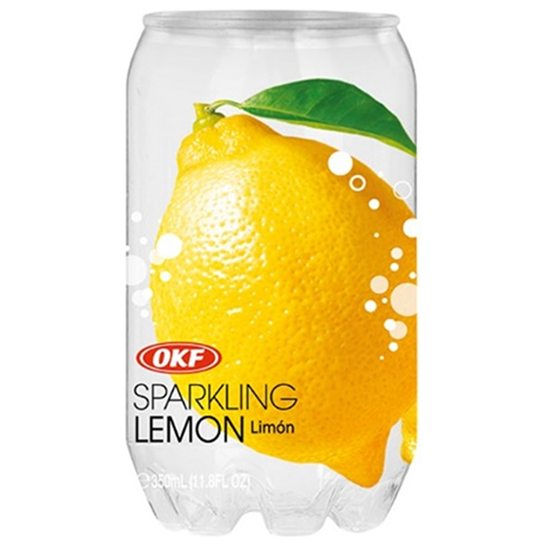 リードオフジャパン オーケイエフ クリアスパークリング レモン 350mlペットボトル×24本入|炭酸 レモンジュース フルーツジュース
