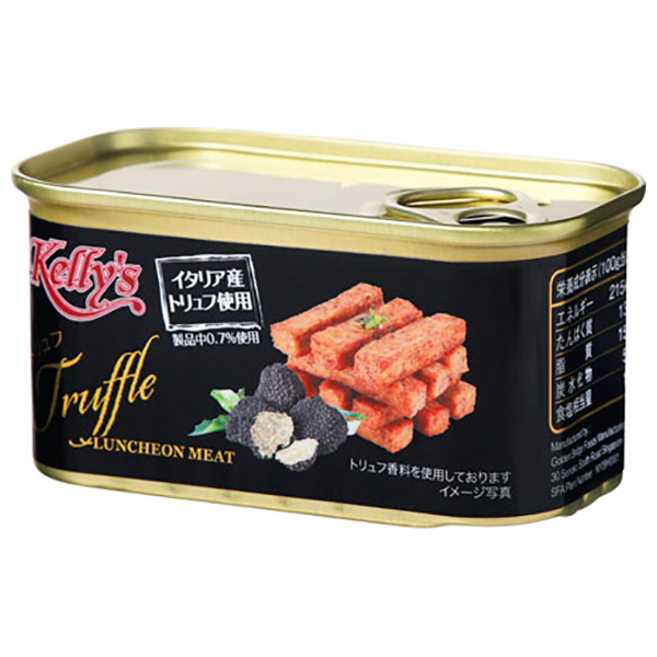 国分 Kelly's ランチョンミート トリュフ 200g×24個入×(2ケース) メーカー 問屋直送|缶詰 おつまみ おかず
