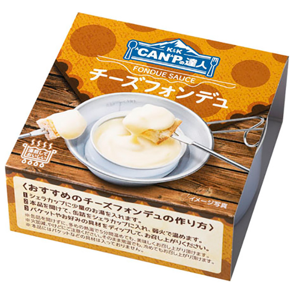 国分 K&K CANPの達人 チーズフォンデュ 80g×12個入×(2ケース) メーカー 問屋直送|おつまみ 缶詰