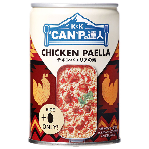 メーカー/問屋直送品・代引不可】国分 K&K CANPの達人 チキンパエリアの素 270g×12個入×(2ケース)| おつまみ 缶詰