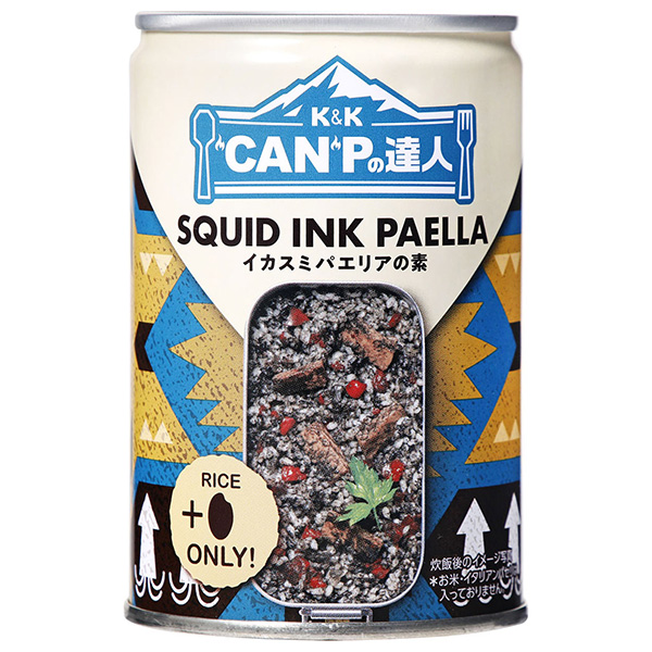 メーカー/問屋直送品・代引不可】国分 K&K CANPの達人 イカスミパエリアの素 270g×12個入×(2ケース)| おつまみ 缶詰