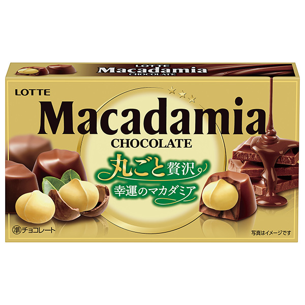 ロッテ マカダミアチョコレート 9粒×10箱入|お菓子 チョコ Macadamia ナッツ