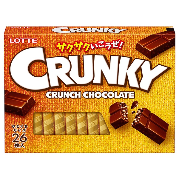 ロッテ クランキー エクセレント 26枚入×6箱入|チョコ チョコレート 菓子 クランキー お菓子