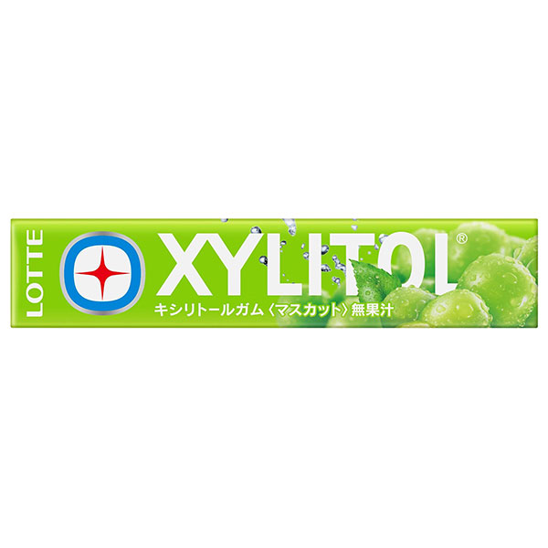 ロッテ キシリトールガム マスカット 14粒×20個入|お菓子 ガム キシリトール 粒ガム XYLITOL リフレッシュガム ミントガム フルーツガム