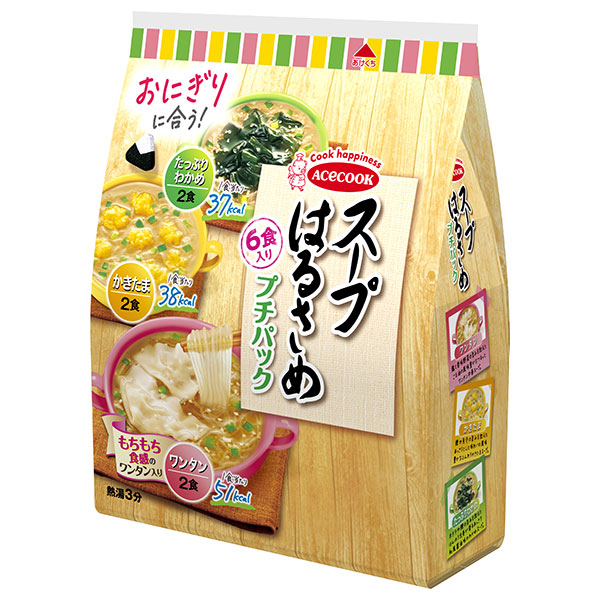 エースコック スープはるさめ プチパック 6食パック×10個入|はるさめ はるさめスープ 春雨 春雨スープ アソート 3種類