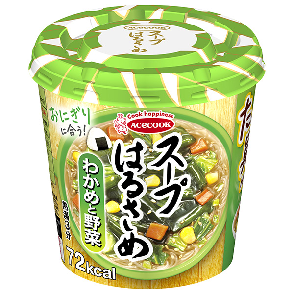 エースコック スープはるさめ わかめと野菜 21g×12(6×2)個入|はるさめ 春雨 スープ インスタント 即席