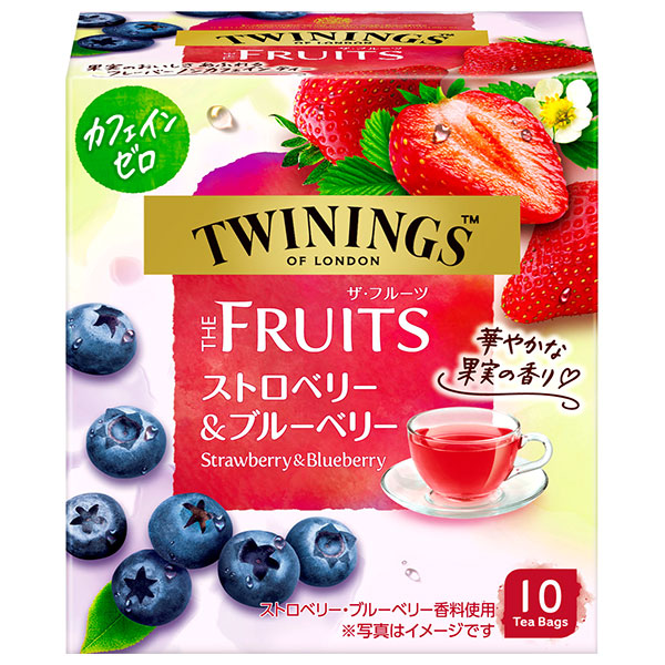 片岡物産 トワイニング ザ・フルーツ ストロベリー&ブルーベリー 10袋×24個入|紅茶 TWININGS ティーバッグ インスタント 紅茶