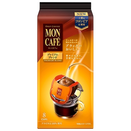 片岡物産 モンカフェ プレミアムブレンド (8g×8袋)×6個入|嗜好品 珈琲 コーヒー ドリップバッグ