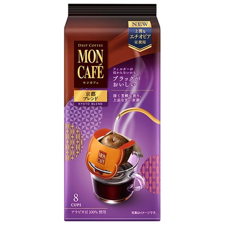 片岡物産 モンカフェ 京都ブレンド (7.5g×8袋)×6個入|嗜好品 珈琲 ドリップバッグ コーヒー