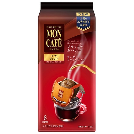 片岡物産 モンカフェ モカブレンド (8g×8袋)×6個入|嗜好品 珈琲 コーヒー ドリップバッグ