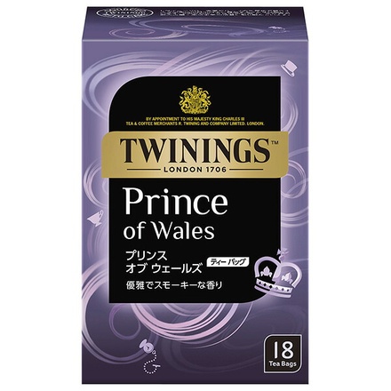 片岡物産 トワイニング プリンスオブウェールズ 36g(18袋入り)×4個入|紅茶 トワイニング スモーキー ティーバッグ Tea ドリンク リラックス 嗜好品