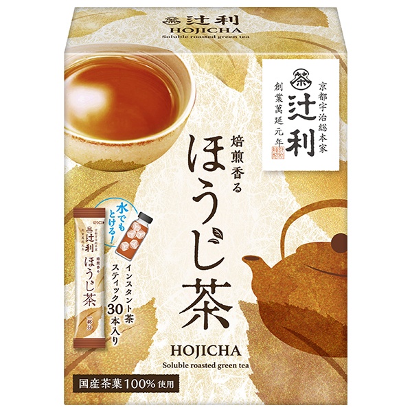 片岡物産 辻利 焙煎香るほうじ茶 (1.0g×30本)×6箱入|ほうじ茶 スティック インスタント HOT アイス