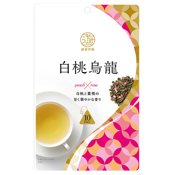 三井農林 遊香茶館 白桃烏龍 2g×10袋×24個入|お茶 ウーロン茶 ティーバッグ