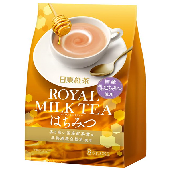 三井農林 日東紅茶 ロイヤルミルクティーはちみつ (13.5g×8本)×24(6×4)袋入|はちみつ ミルクティー 蜂蜜