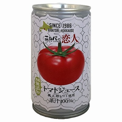 JAびらとり ニシパの恋人 トマトジュース (無塩) 190g缶×30本入