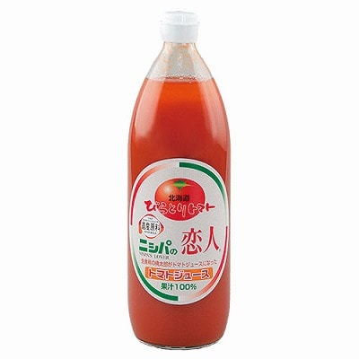 JAびらとり ニシパの恋人 トマトジュース (有塩) 1L瓶×6本入