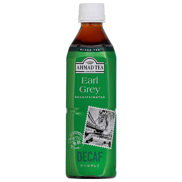 富永貿易 アーマッドティー デカフェ アールグレイティー 500mlペットボトル×24本入|茶飲料 紅茶 無糖 PET