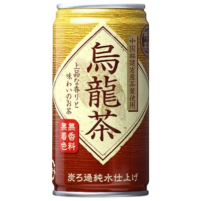 富永貿易 神戸茶房 烏龍茶 185g缶×30本入×(2ケース)