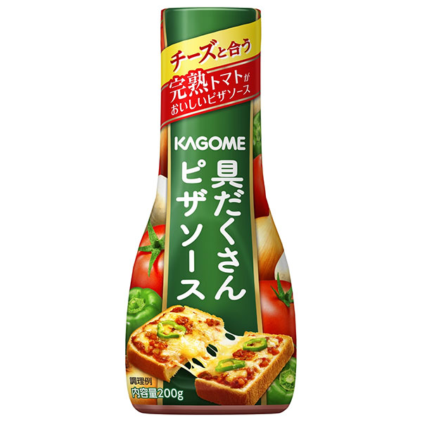 カゴメ 具だくさんピザソース 200g×30本入|ピザ ソース 調味料 トマト