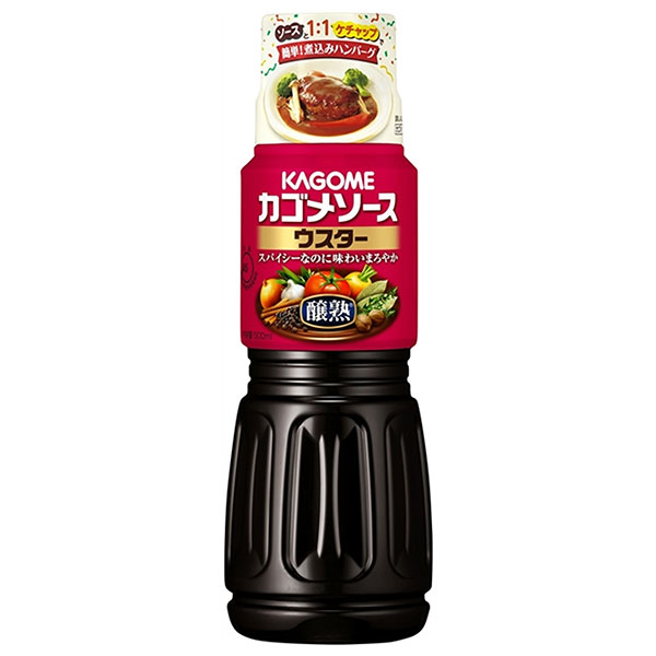 カゴメ 醸熟ソース ウスター 500ml×20本入|一般食品 調味料 ソース