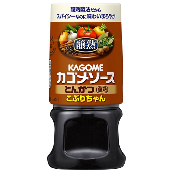 カゴメ 醸熟ソース こぶりちゃん とんかつ 160ml×30本入|一般食品 調味料 ソース