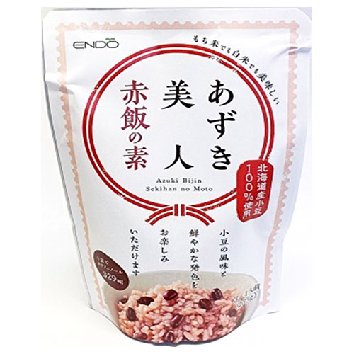 遠藤製餡 あずき美人赤飯の素 235g×20個入|小豆 赤飯 料理の素
