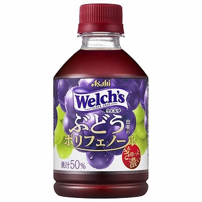 アサヒ飲料 Welch's(ウェルチ) グレープ50 ぶどう由来のポリフェノール