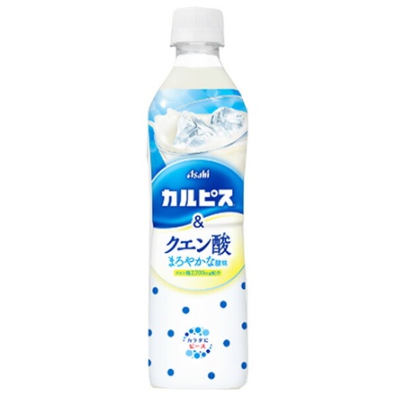 アサヒ飲料 カルピス&クエン酸 490mlペットボトル×24本入|乳性 CALPIS クエン酸 まろやか 酸味
