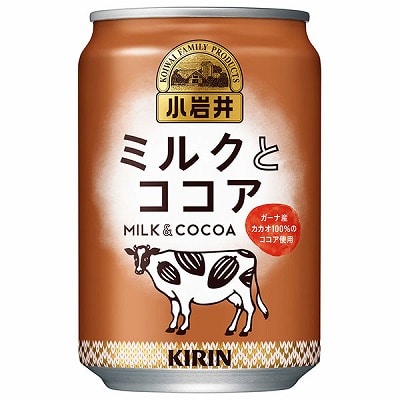 キリン 小岩井 ミルクとココア 280g缶×24本入×(2ケース)
