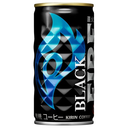 キリン FIRE(ファイア) ブラック 185g缶×30本入×(3ケース)|珈琲 ブラック 無糖 缶