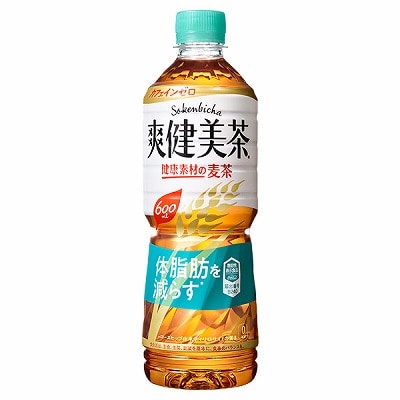 コカコーラ 爽健美茶 健康素材の麦茶 600mlペットボトル×24本入