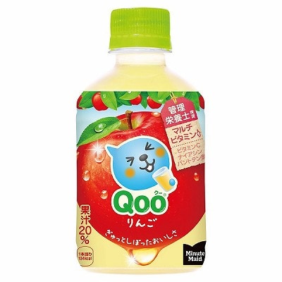 コカコーラ ミニッツメイド Qoo(クー) りんご 280mlペットボトル×24本入×(2ケース)