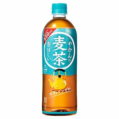 コカコーラ やかんの麦茶 from 一(はじめ) 650mlペットボトル×24本入×(2ケース)
