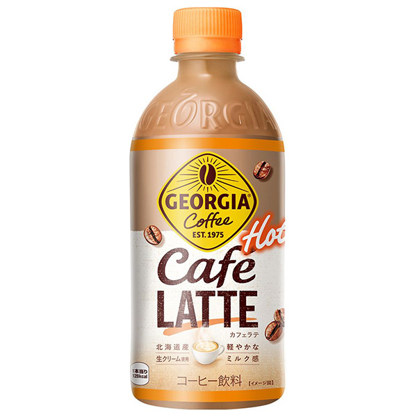 コカコーラ 【HOT用】ジョージア カフェラテ 440mlペットボトル×24本入|珈琲 コーヒー カフェラテ ホット